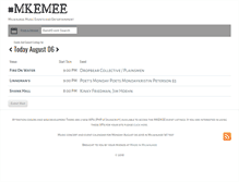 Tablet Screenshot of mkemee.com